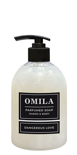 Парфюмированное жидкое мыло для чувствительной кожи Omila (Dangerous love) hands&body
